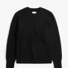 KNITWEAR^Norse Projects Fine Merino Rib Crewneck Black