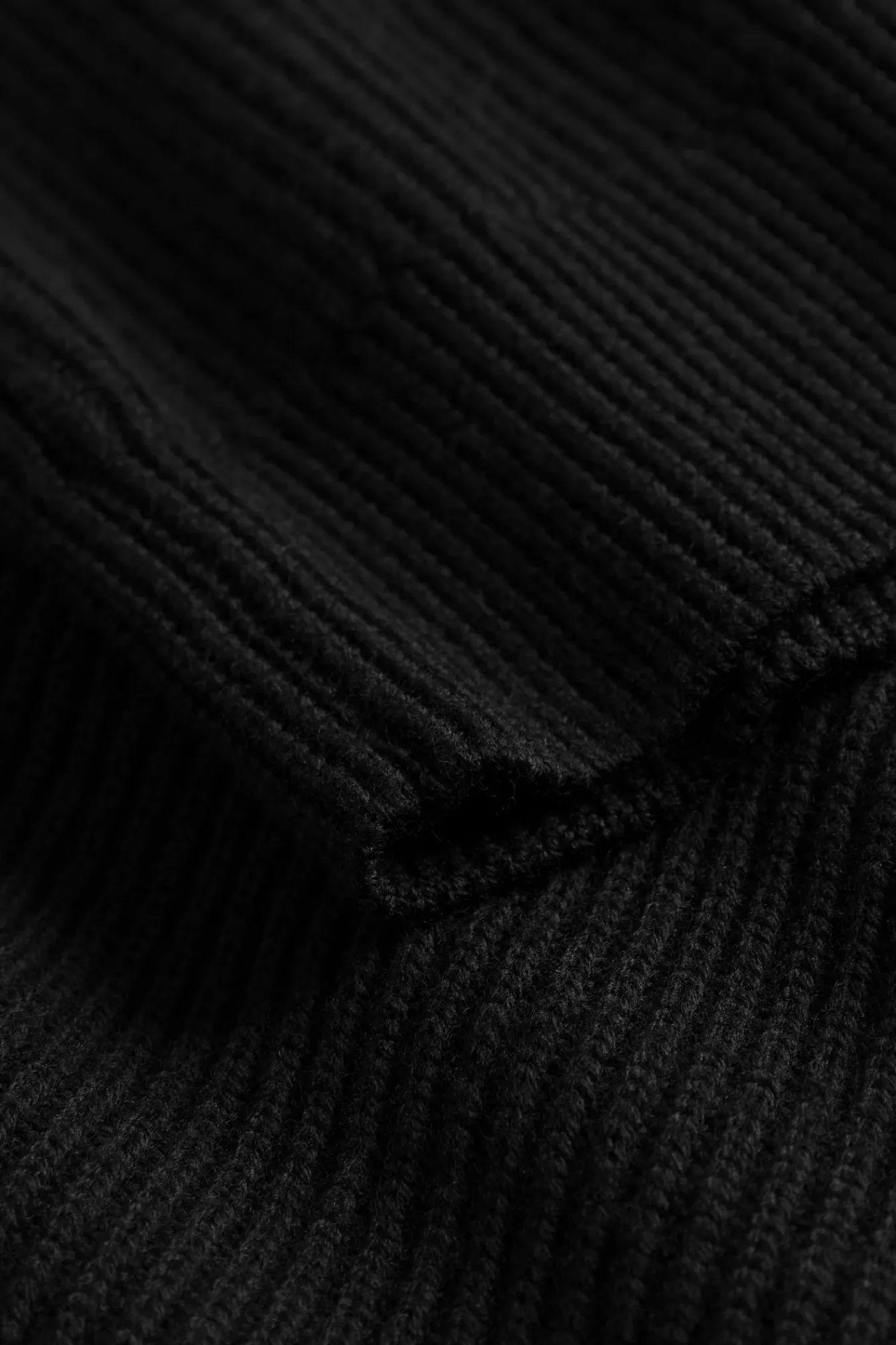 KNITWEAR^Norse Projects Fine Merino Rib Crewneck Black