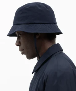 CAPS^Norse Projects Gore-Tex Infinium Bucket Hat Dark Navy