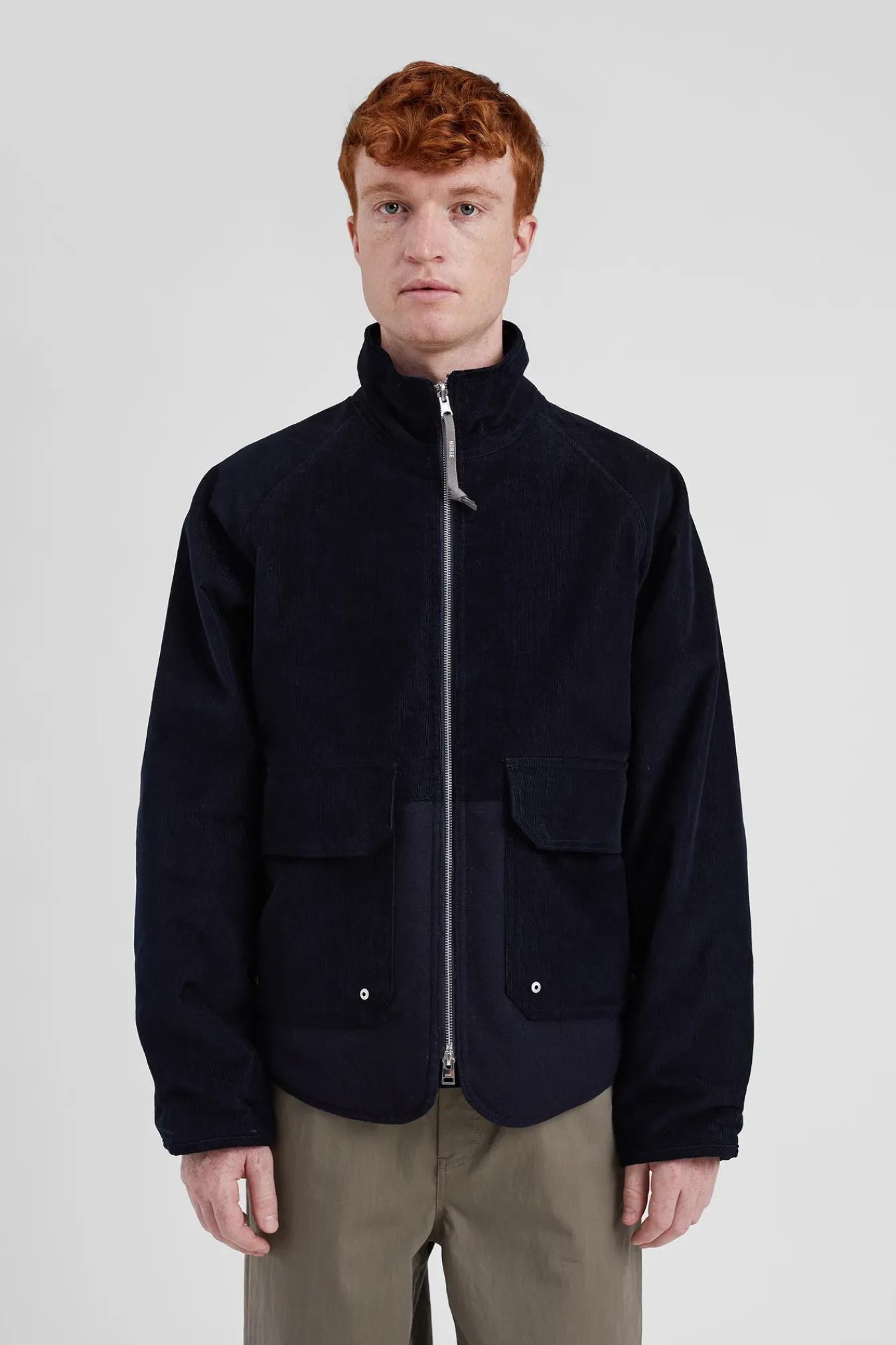 OUTERWEAR^Norse Projects Hakon Solotex Corduroy Dark Navy