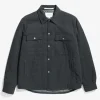 OVERSHIRTS^Norse Projects Hjalmer Insulated Wool Overshirt Charcoal Melange