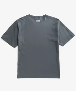 T-SHIRTS^Norse Projects Holger Organic Interlock Hide Print T-Shirt Battleship Grey
