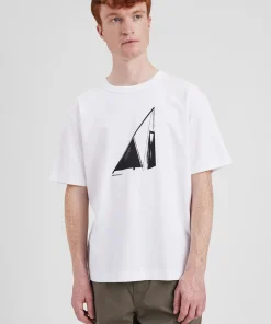 T-SHIRTS^Norse Projects Holger Organic Interlock Hide Print T-Shirt White