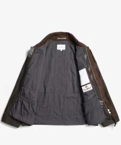 OUTERWEAR^Norse Projects Holmen Wax Fishing Jacket Beech Green