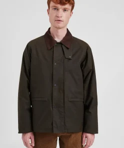 OUTERWEAR^Norse Projects Holmen Wax Fishing Jacket Beech Green
