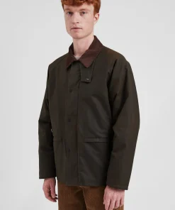 OUTERWEAR^Norse Projects Holmen Wax Fishing Jacket Beech Green