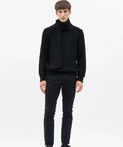 ACCESSORIES^Norse Projects Jannik Merino Rib Scarf Black