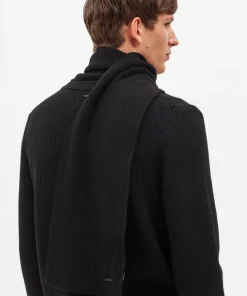 ACCESSORIES^Norse Projects Jannik Merino Rib Scarf Black