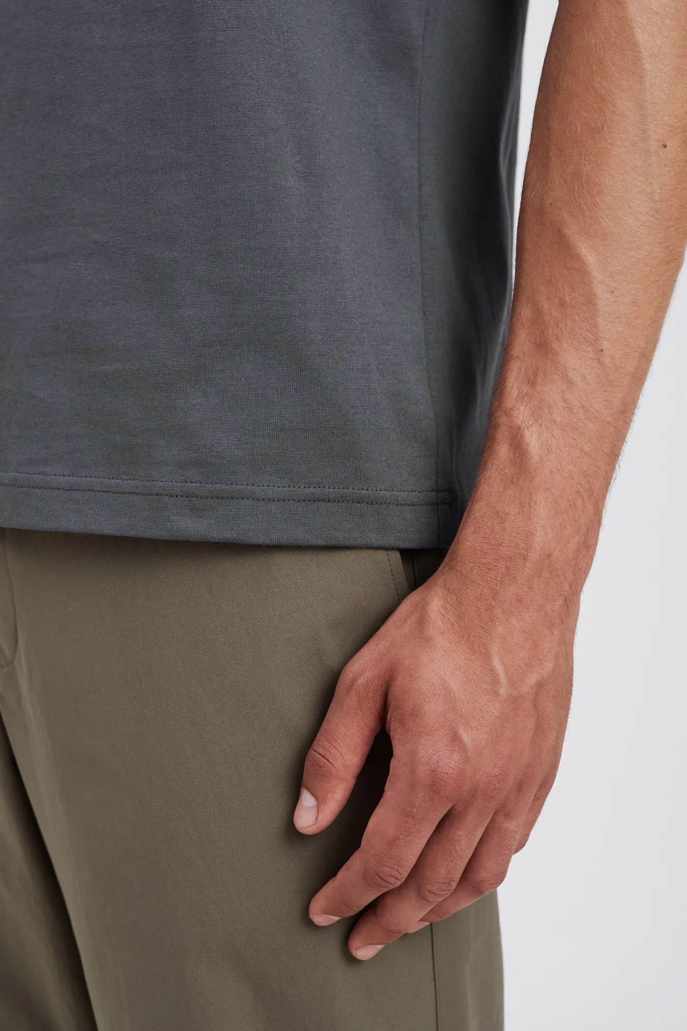 T-SHIRTS^Norse Projects Johannes Organic Bucket Hat Print T-shirt Magnet Grey