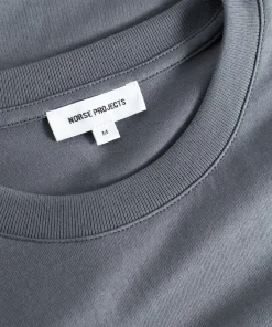 T-SHIRTS^Norse Projects Johannes Organic Bucket Hat Print T-shirt Magnet Grey