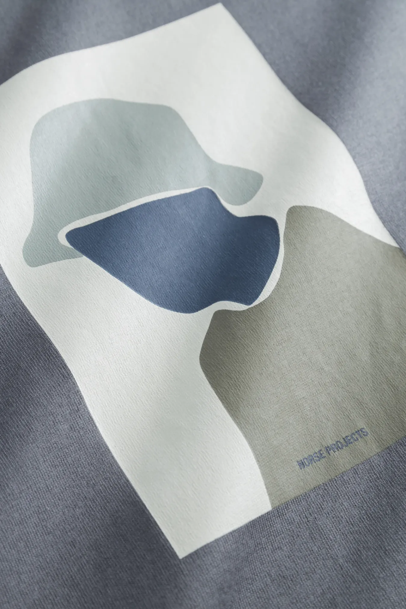 T-SHIRTS^Norse Projects Johannes Organic Bucket Hat Print T-shirt Magnet Grey