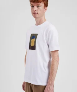 T-SHIRTS^Norse Projects Johannes Organic Cap Print T-shirt White