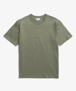 T-SHIRTS^Norse Projects Johannes Organic NORSE Logo T-shirt Sediment Green