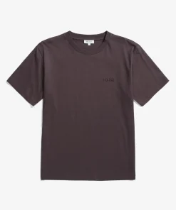 T-SHIRTS^Norse Projects Johannes Organic NORSE Logo T-shirt Wine Red