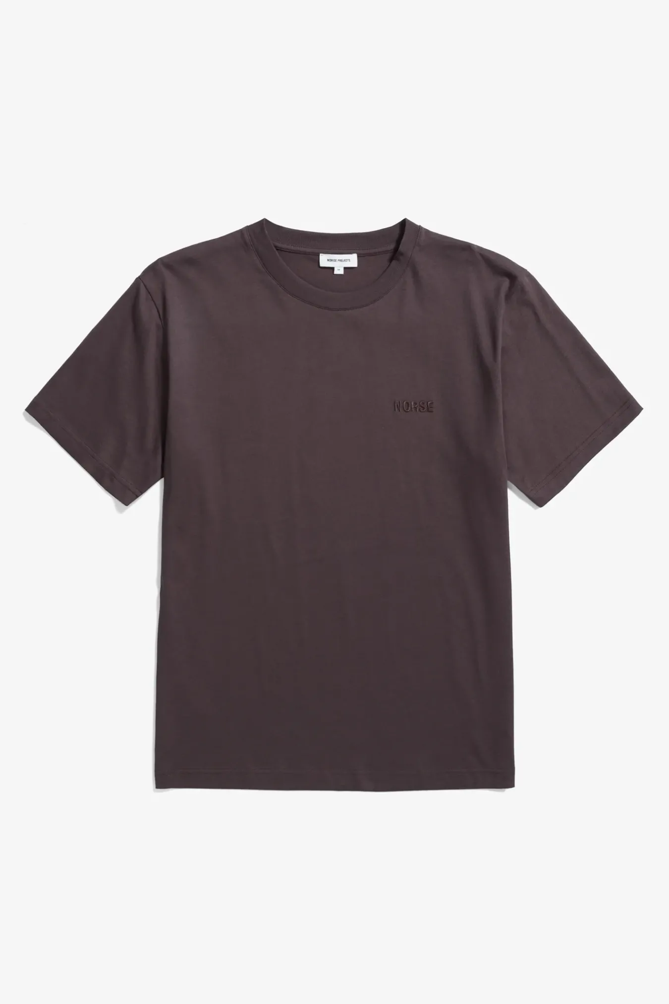 T-SHIRTS^Norse Projects Johannes Organic NORSE Logo T-shirt Wine Red