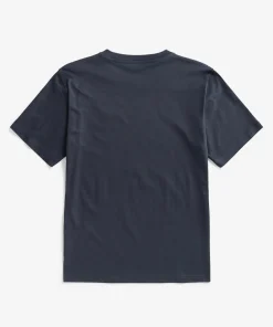 T-SHIRTS^Norse Projects Johannes Organic NORSE Logo T-shirt Dark Navy