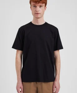 T-SHIRTS^Norse Projects Johannes Organic NORSE Logo T-shirt Black