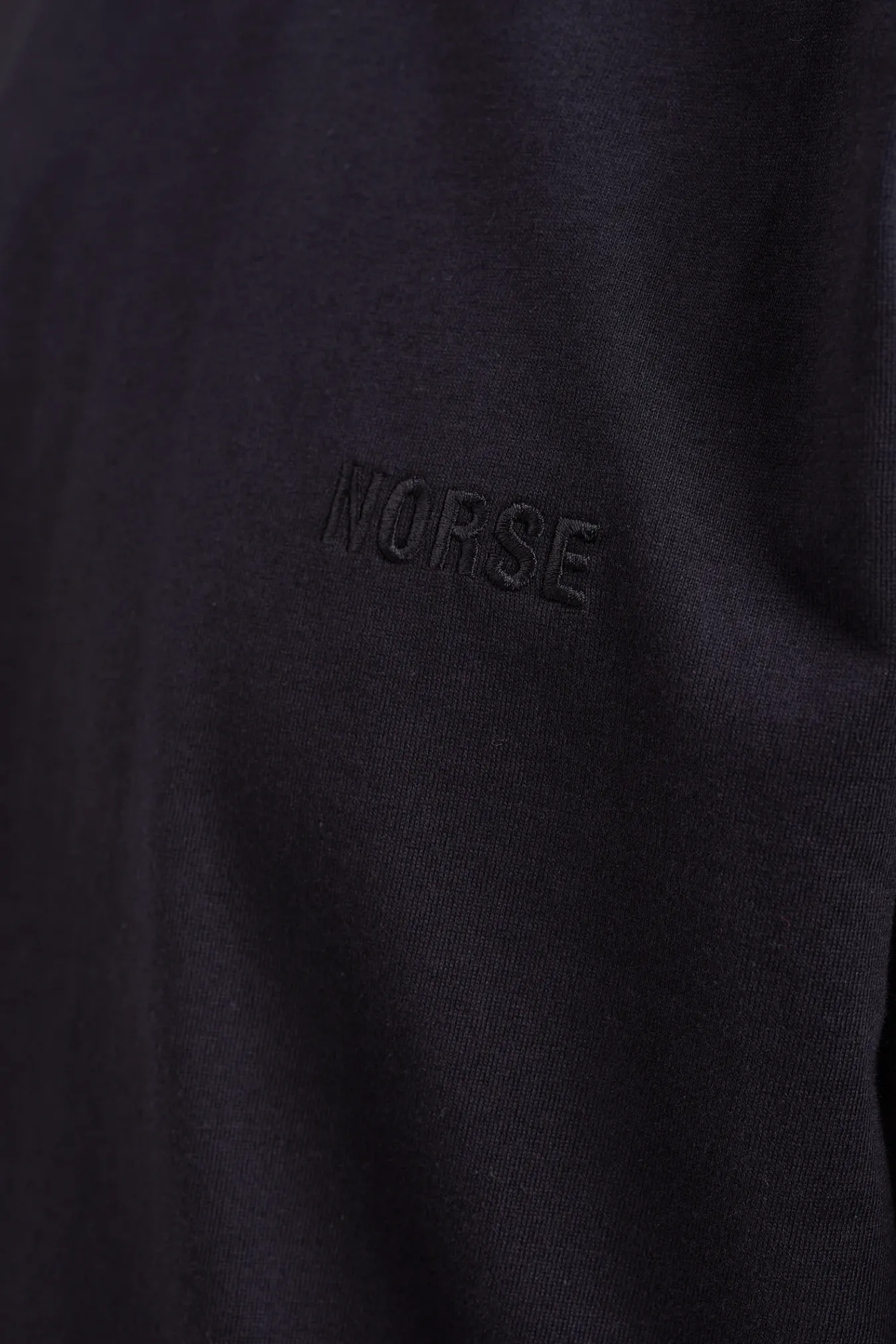 T-SHIRTS^Norse Projects Johannes Organic NORSE Logo T-shirt Black