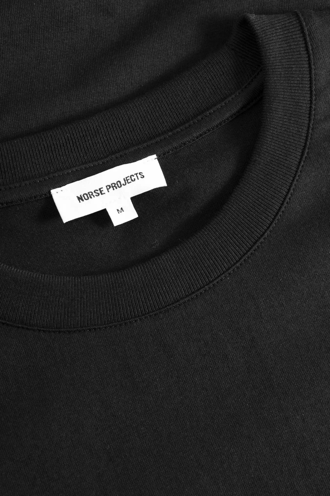 T-SHIRTS^Norse Projects Johannes Organic NORSE Logo T-shirt Black