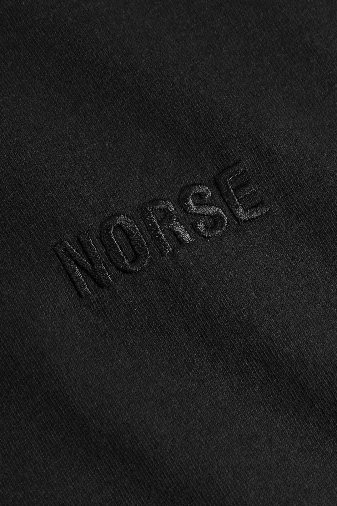 T-SHIRTS^Norse Projects Johannes Organic NORSE Logo T-shirt Black