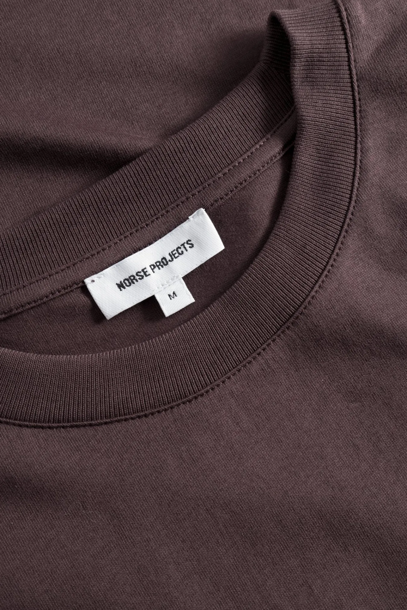 T-SHIRTS^Norse Projects Johannes Organic NORSE Logo T-shirt Wine Red