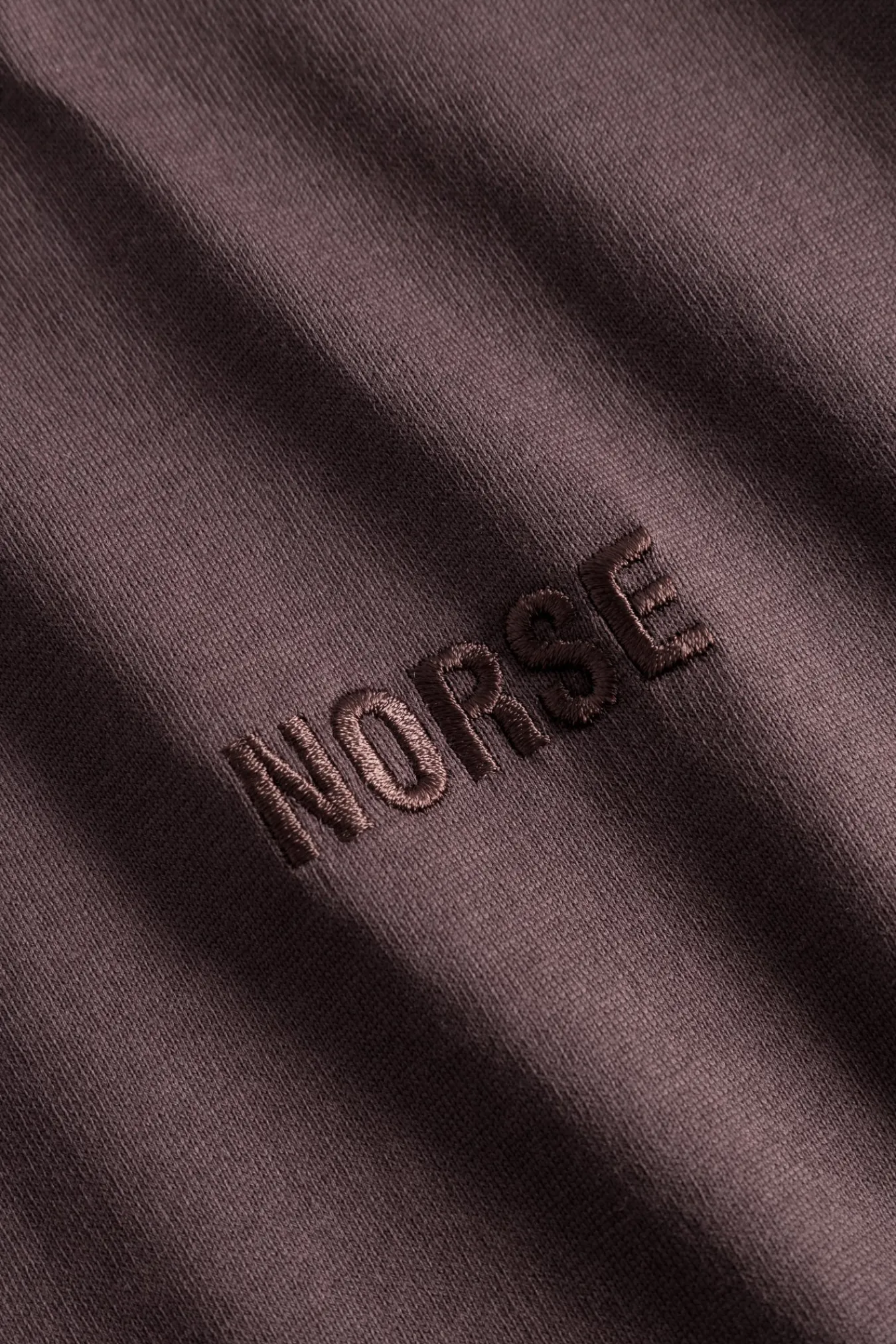 T-SHIRTS^Norse Projects Johannes Organic NORSE Logo T-shirt Wine Red