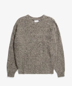 KNITWEAR^Norse Projects Jonas Donegal Diamond Sweater Grey Melange