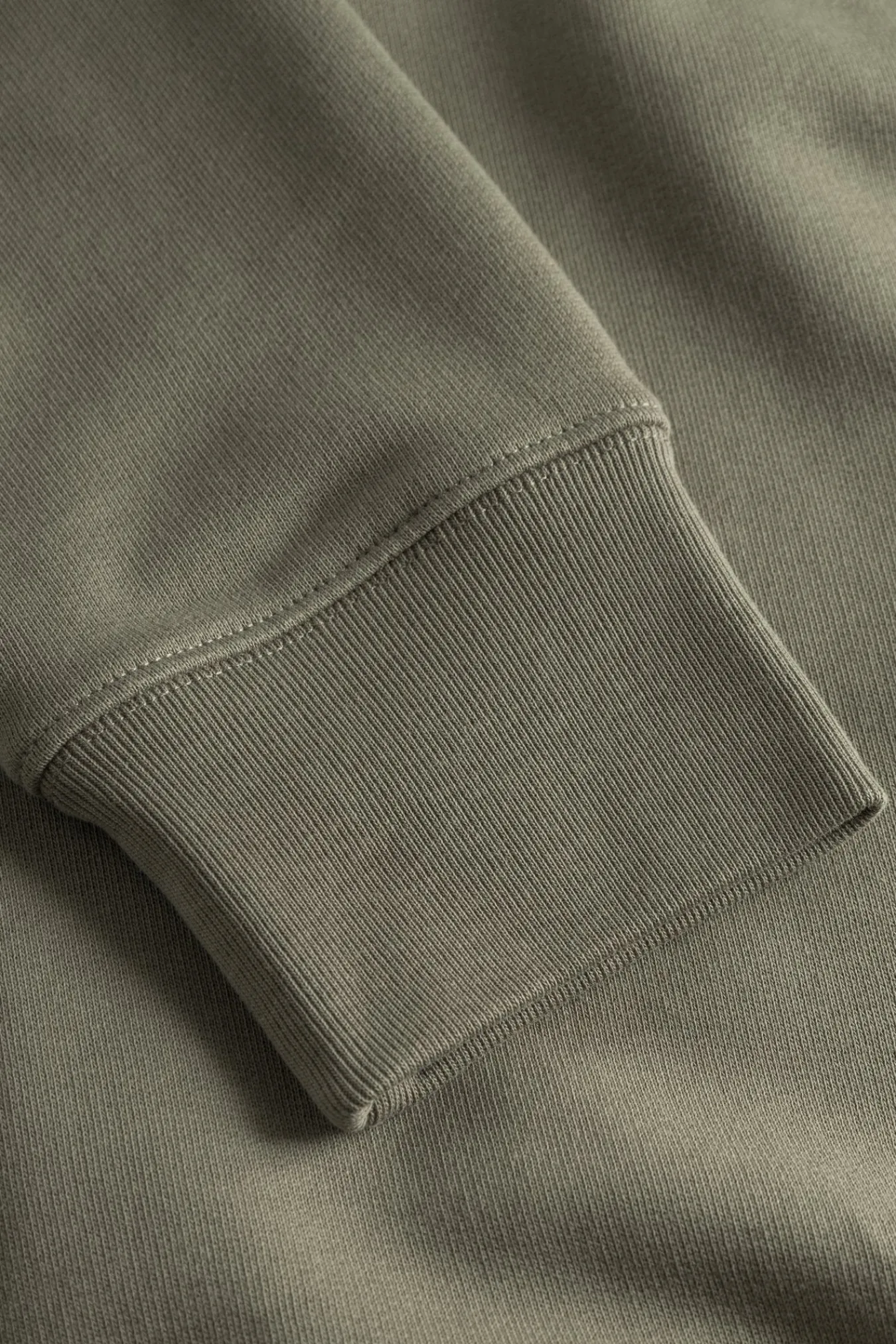 SWEATSHIRTS^Norse Projects Ketel Relaxed Organic NORSE Logo Half Zip Sediment Green