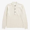 KNITWEAR^Norse Projects Kian Merino Cotton Milano Polo Enamel White