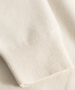 KNITWEAR^Norse Projects Kian Merino Cotton Milano Polo Enamel White