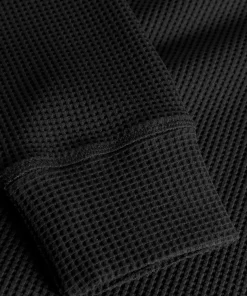 SWEATSHIRTS^Norse Projects Kristian Relaxed Tech Waffle Sweater Black