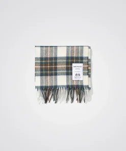 ACCESSORIES^Norse Projects Moon Checked Lambswool Scarf Scoria Blue