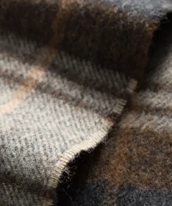 ACCESSORIES^Norse Projects Moon Checked Merino Lambswool Scarf Taupe