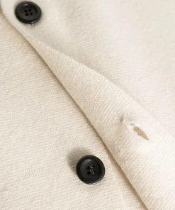 KNITWEAR^Norse Projects Nicolai Merino Cotton Milano Jacket Enamel White