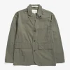 OVERSHIRTS | OUTERWEAR^Norse Projects Nilas Fine Broken Twill Work Jacket Sediment Green