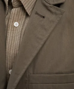 OVERSHIRTS | OUTERWEAR^Norse Projects Nilas Fine Broken Twill Work Jacket Sediment Green