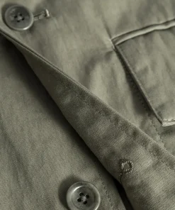 OVERSHIRTS | OUTERWEAR^Norse Projects Nilas Fine Broken Twill Work Jacket Sediment Green