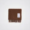 ACCESSORIES^Norse Projects Norse Lambswool Scarf Rust Brown