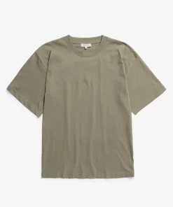 T-SHIRTS^Norse Projects Norse Standard Heavy Loose T-shirt Sediment Green