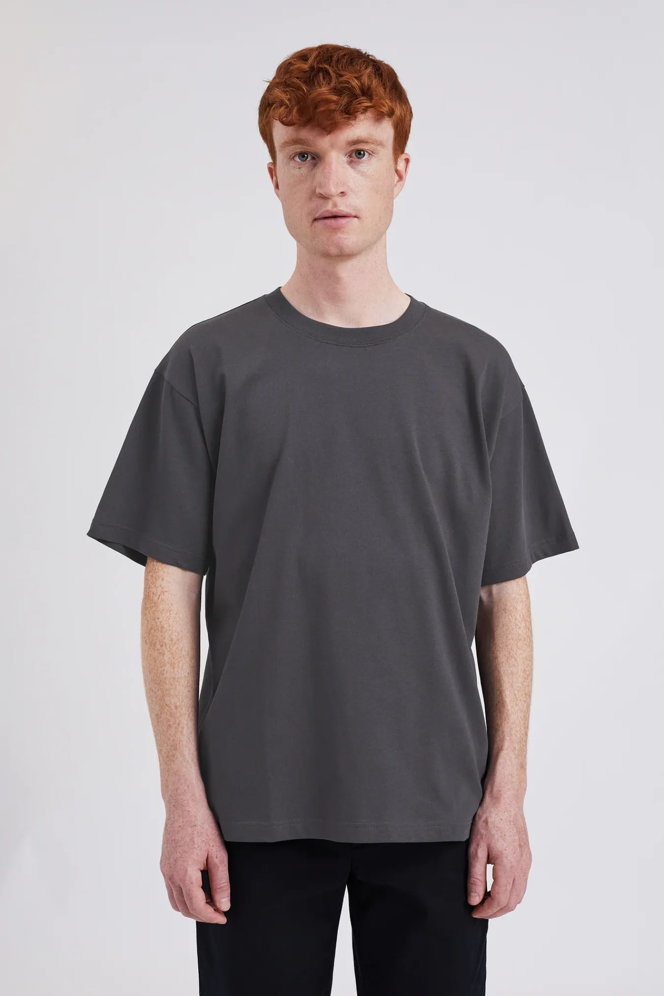 T-SHIRTS^Norse Projects Norse Standard Heavy Loose T-shirt Slate Grey