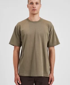 T-SHIRTS^Norse Projects Norse Standard Heavy Loose T-shirt Sediment Green
