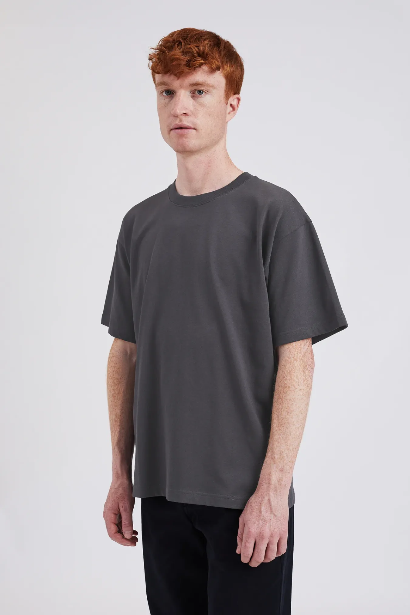 T-SHIRTS^Norse Projects Norse Standard Heavy Loose T-shirt Slate Grey