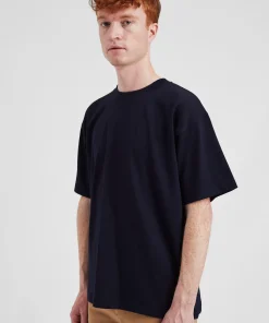 T-SHIRTS^Norse Projects Norse Standard Heavy Loose T-shirt Dark Navy
