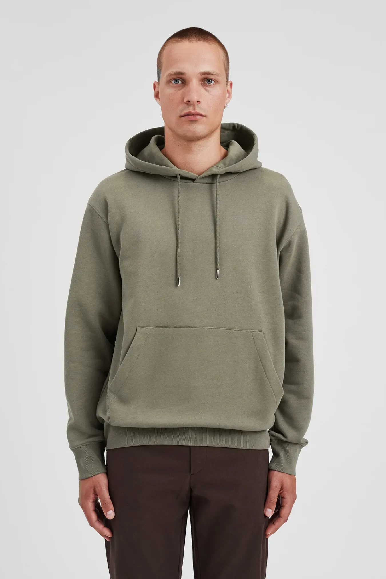 SWEATSHIRTS^Norse Projects Norse Standard Hoodie Sediment Green
