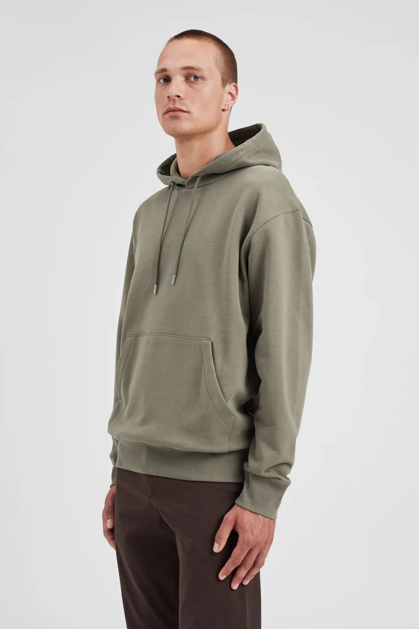 SWEATSHIRTS^Norse Projects Norse Standard Hoodie Sediment Green