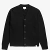 KNITWEAR^Norse Projects Norse Standard Merino Lambswool Cardigan Black