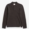 KNITWEAR^Norse Projects Norse Standard Merino Lambswool Polo Heathland Brown
