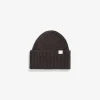 BEANIES^Norse Projects Norse Standard Merino Lambswool Beanie Heathland Brown