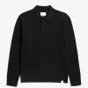 KNITWEAR^Norse Projects Norse Standard Merino Lambswool Polo Black