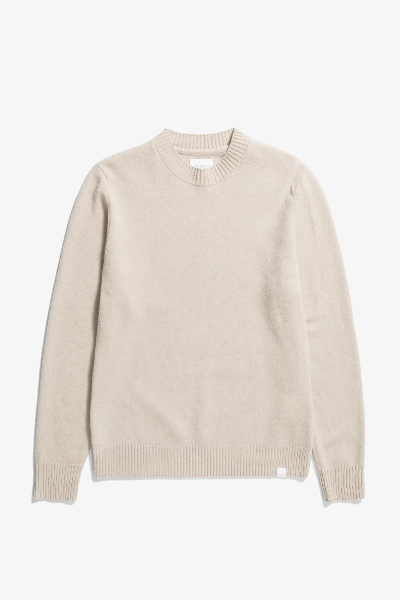 KNITWEAR^Norse Projects Norse Standard Merino Lambswool Sweater Oatmeal